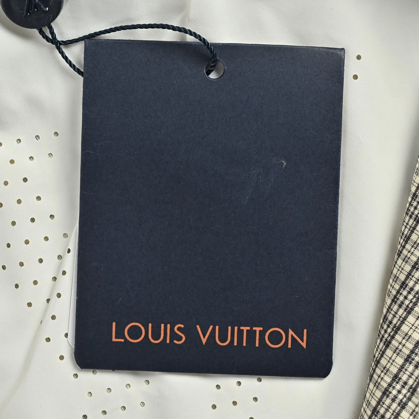 Louis Vuitton/Louis Vuitton plaid suit windproof jacket